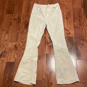 Flare corduroy jeans small